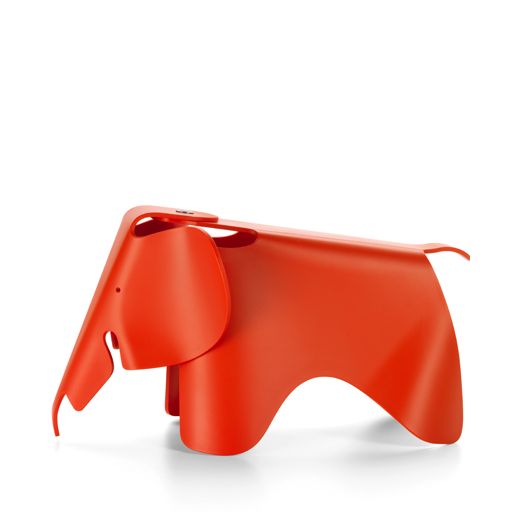 Eames Elephant, poppy red