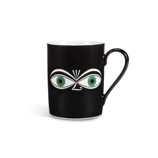 Coffee Mug, eyes green