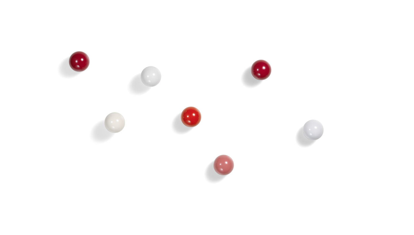 Coat Dot set red