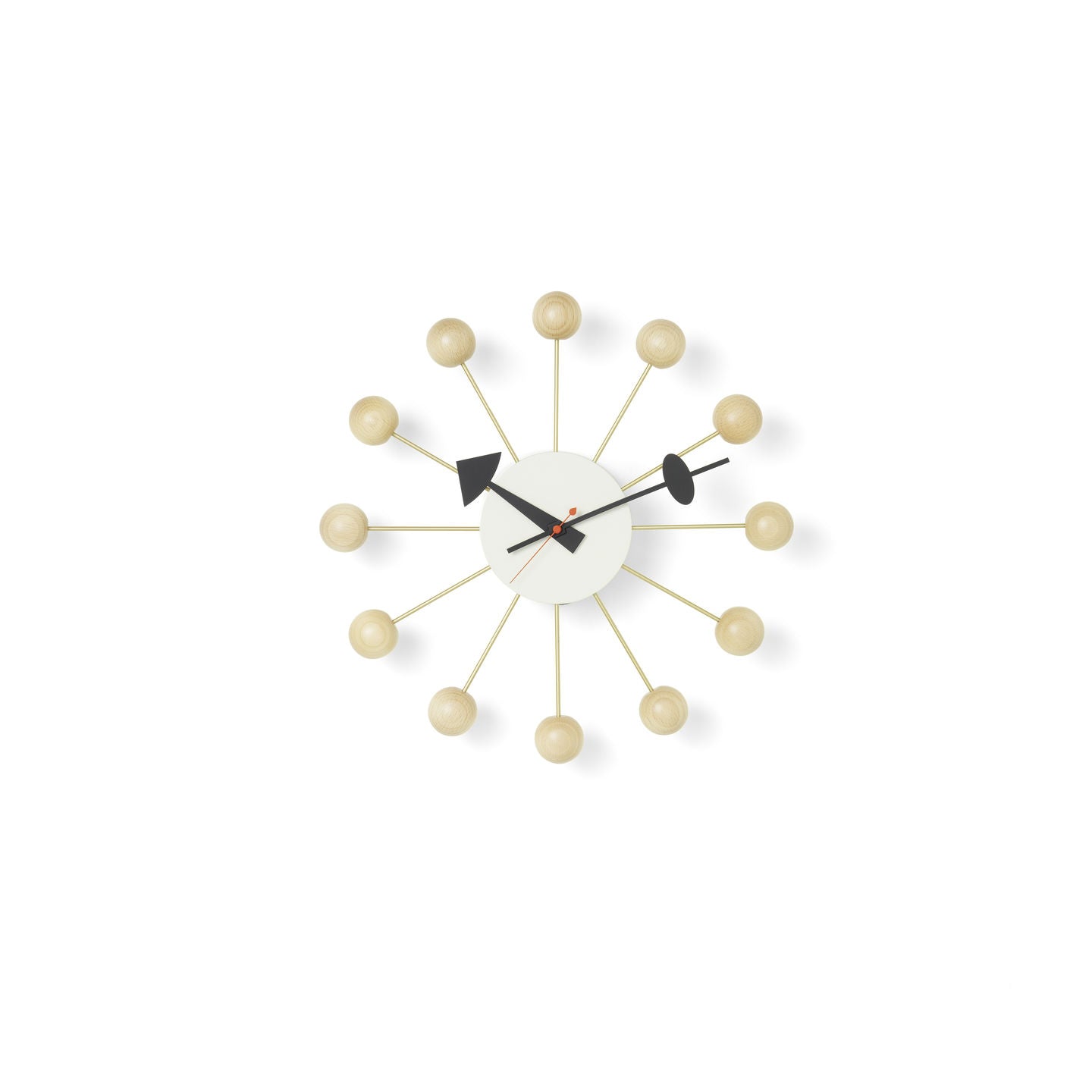 Ball Clock Natural Beech
