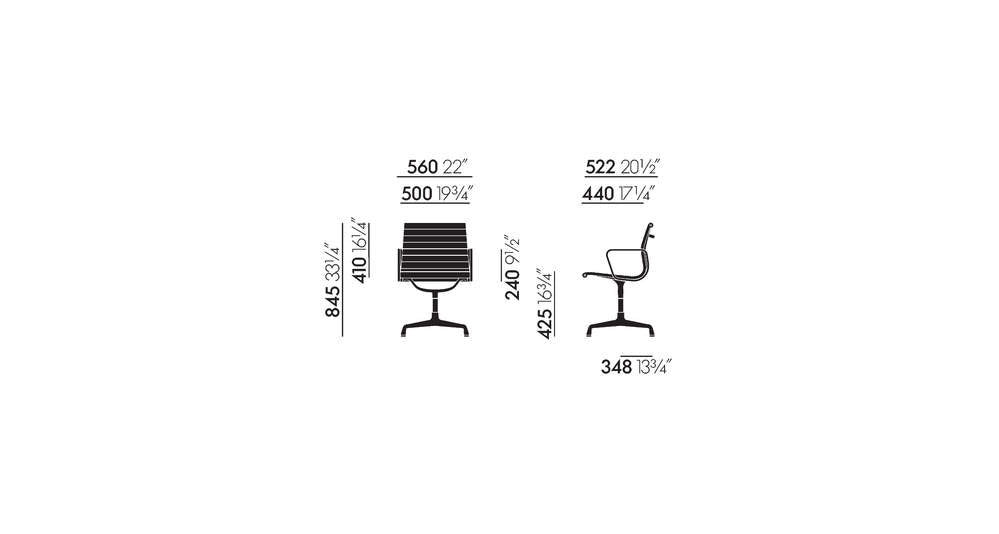 Aluminium Chair EA 103