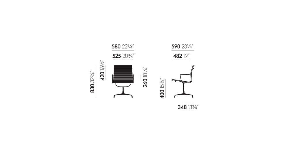 Aluminium Chair EA 107