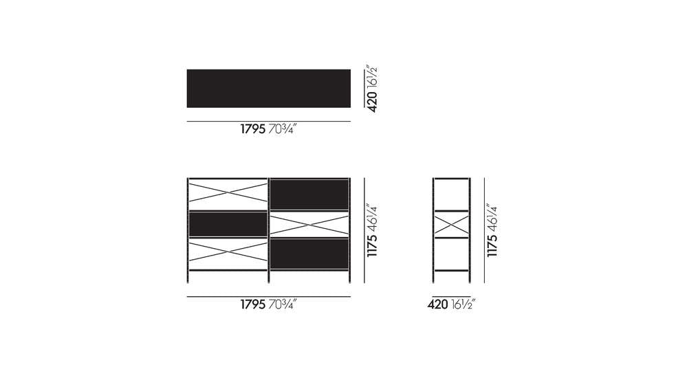 Eames ESU Shelf 3 UH