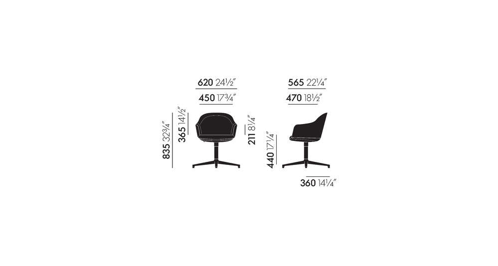 Softshell Chair four-star base