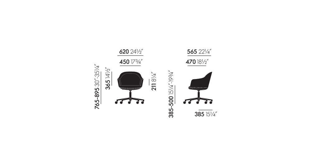 Softshell Chair five-star base