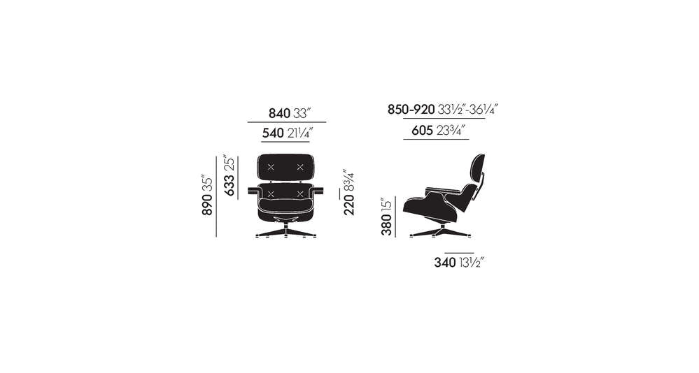 Lounge Chair and Ottoman