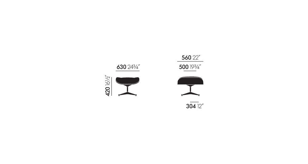 Lounge Chair and Ottoman