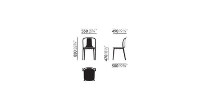 Belleville Side Chair wood