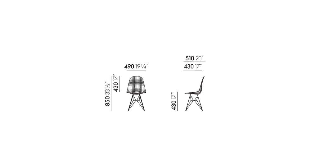 Wire Chair DKR-2