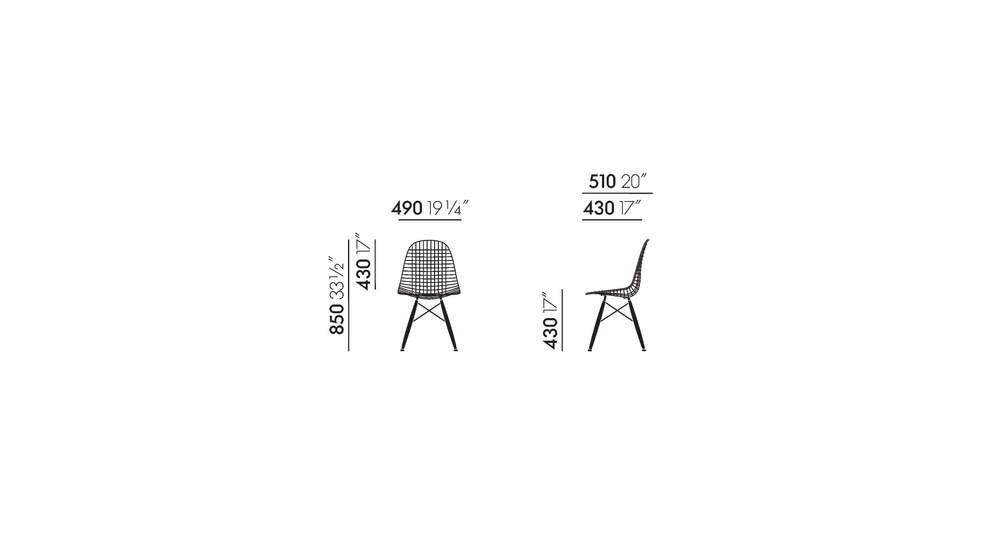 Wire Chair DKW-2