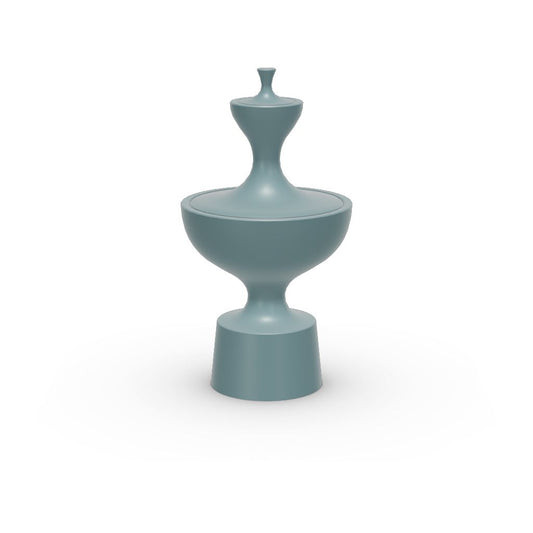 Ceramic Container No.1, ice grey