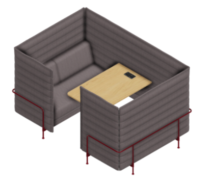 Alcove Cabin 2- seater Highback