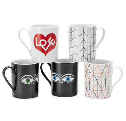 Coffee Mug, eyes blue