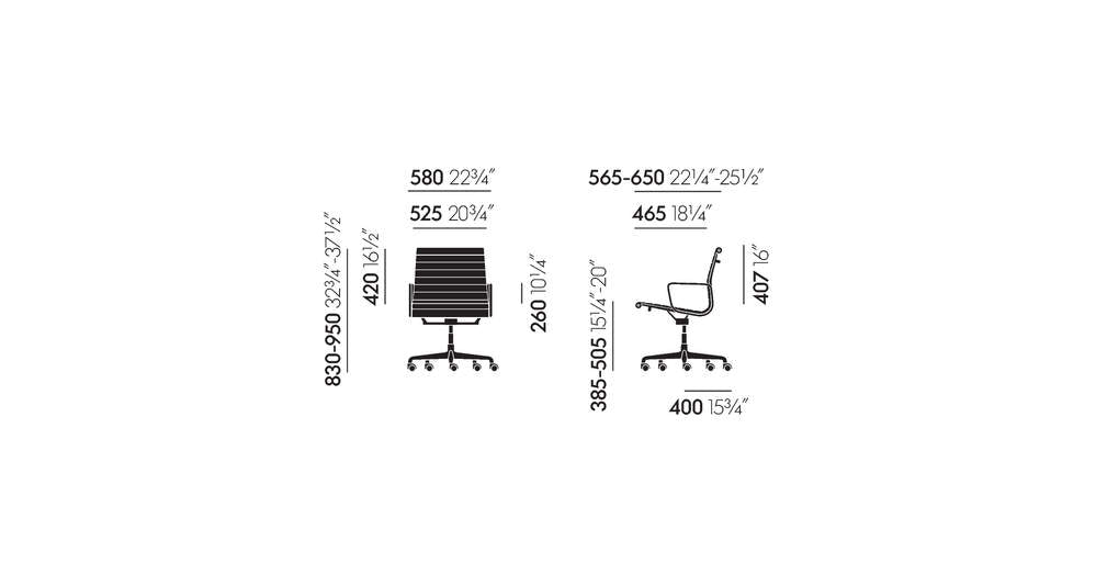 Aluminium Chair EA 117