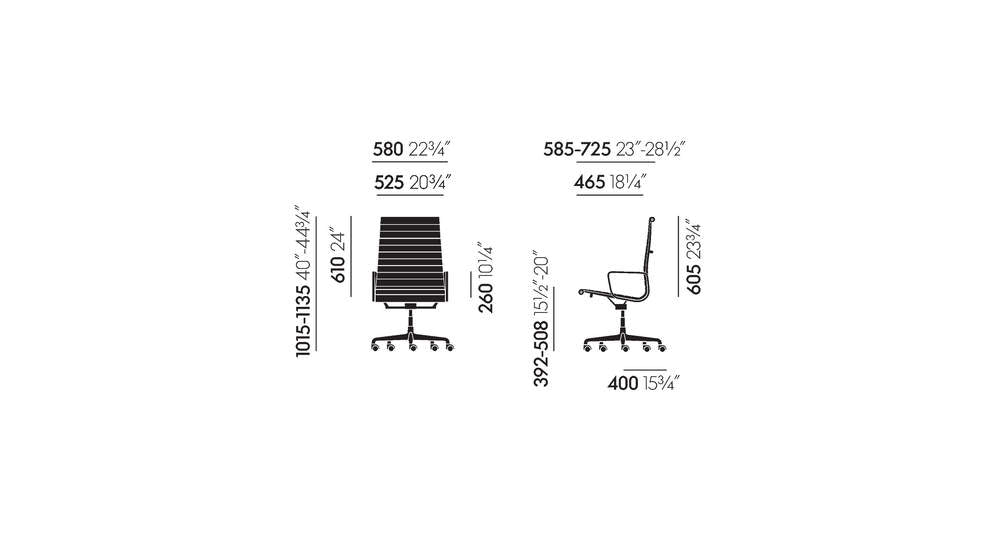 Aluminium Chair EA 119