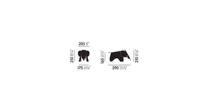 Eames Elephant (small), Black