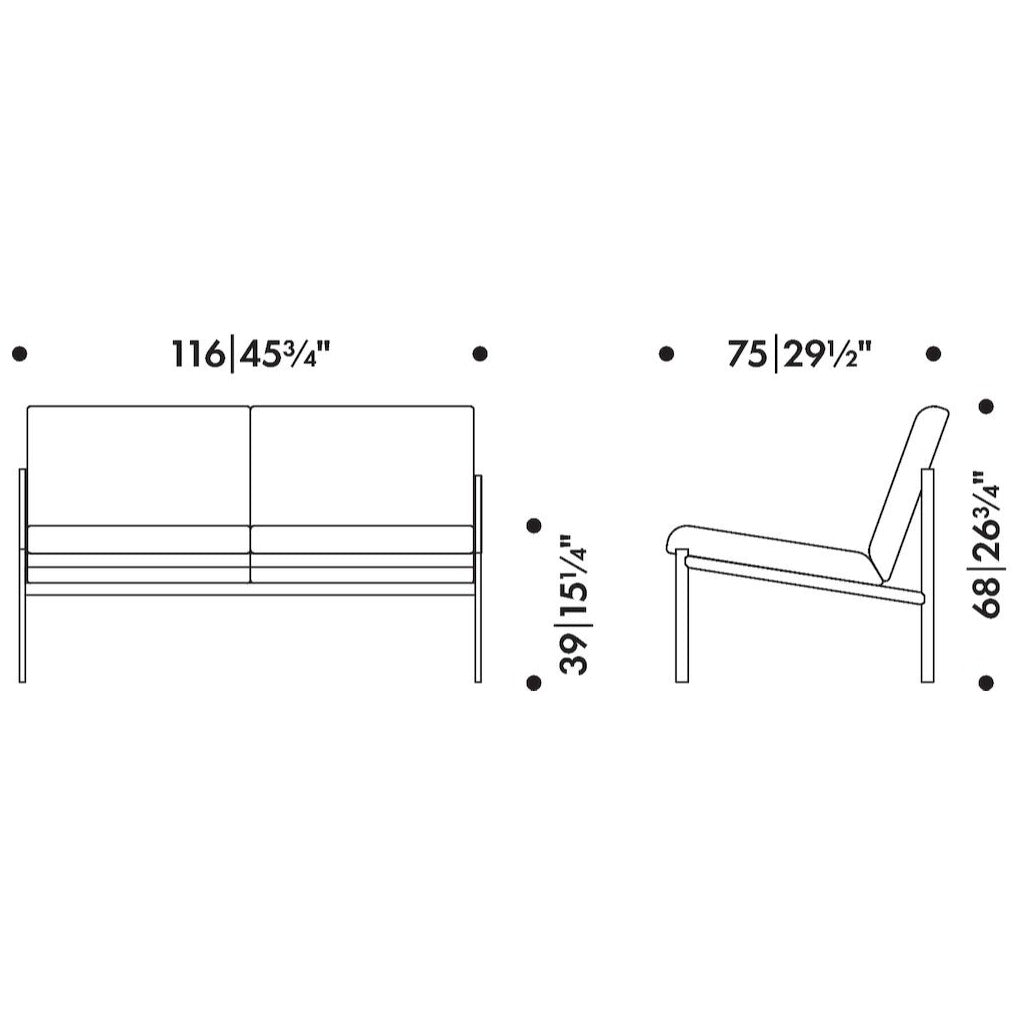 Kiki Sofa Two-Seater