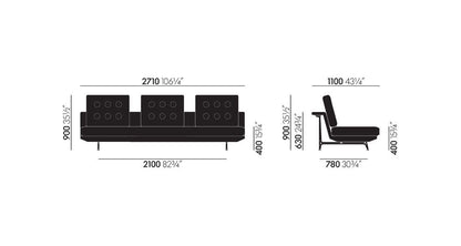 Grand sofa + chaise Longue