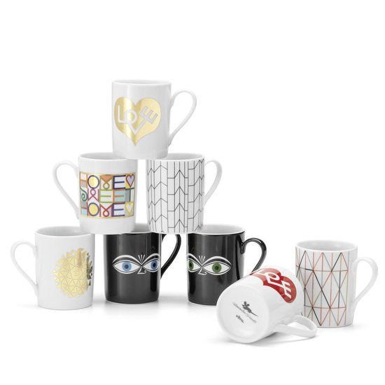 Coffee Mug, eyes green