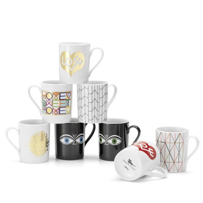 Coffee Mug, eyes green