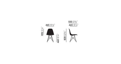 Eames Fiberglass Side Chair DSR