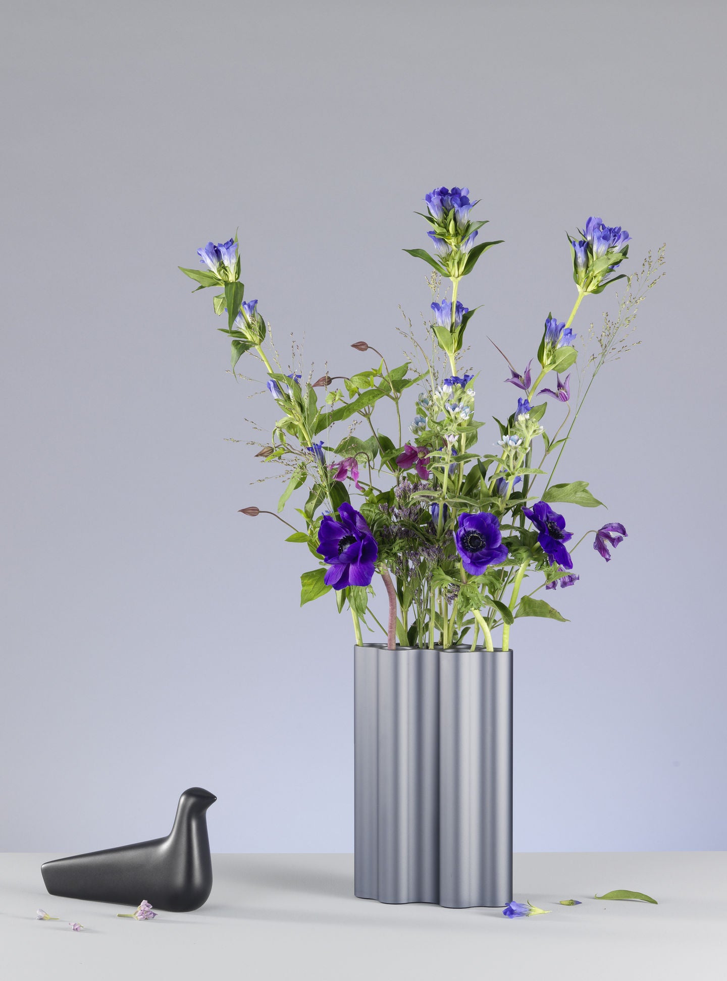 Nuage, large, Steel blue