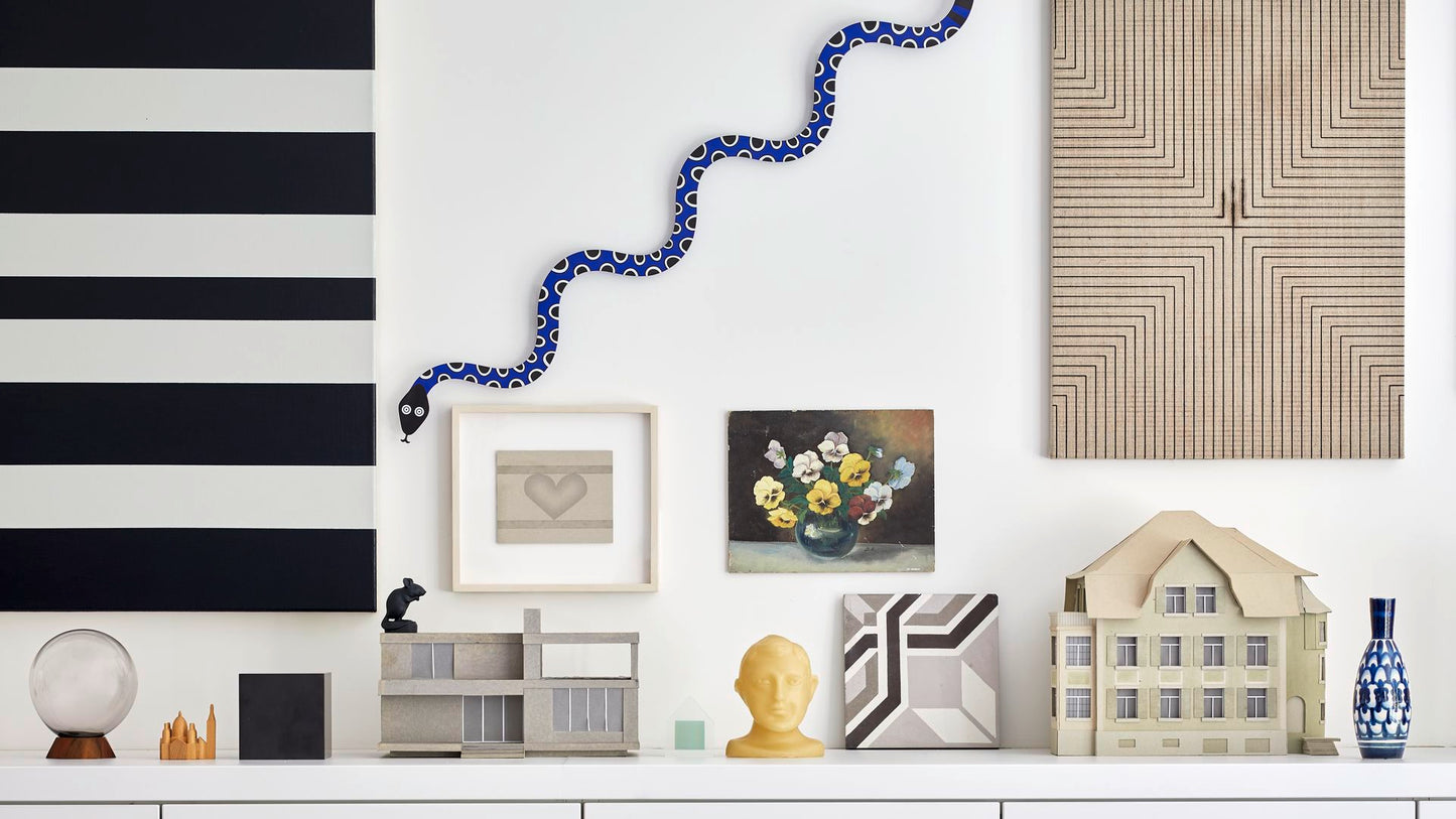 Metal Wall Relief Snake