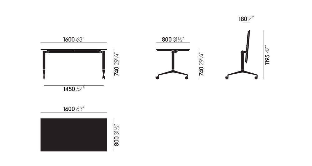 MedaMorph Folding Table