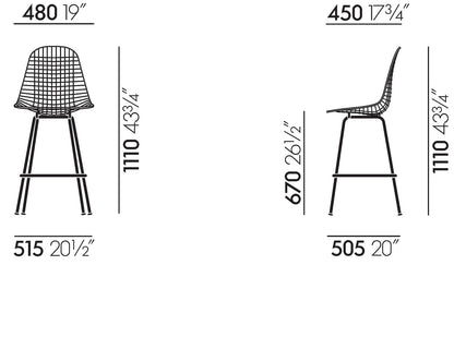 Wire Stool Medium