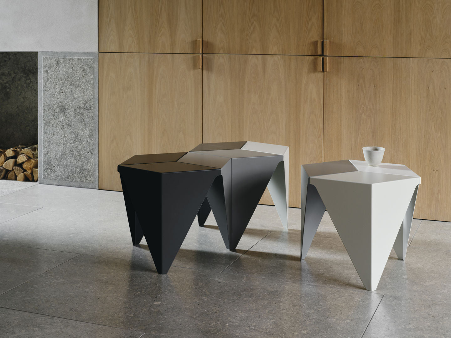 Prismatic Table, dark grey