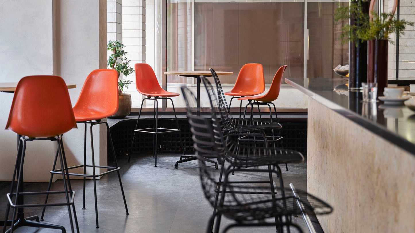Eames Fiberglass Stool High