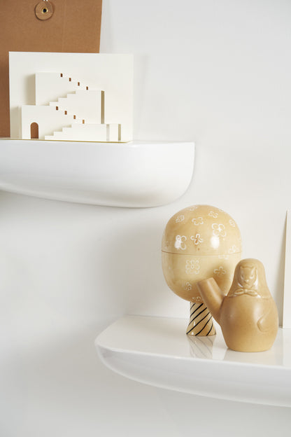 Corniche medium, white