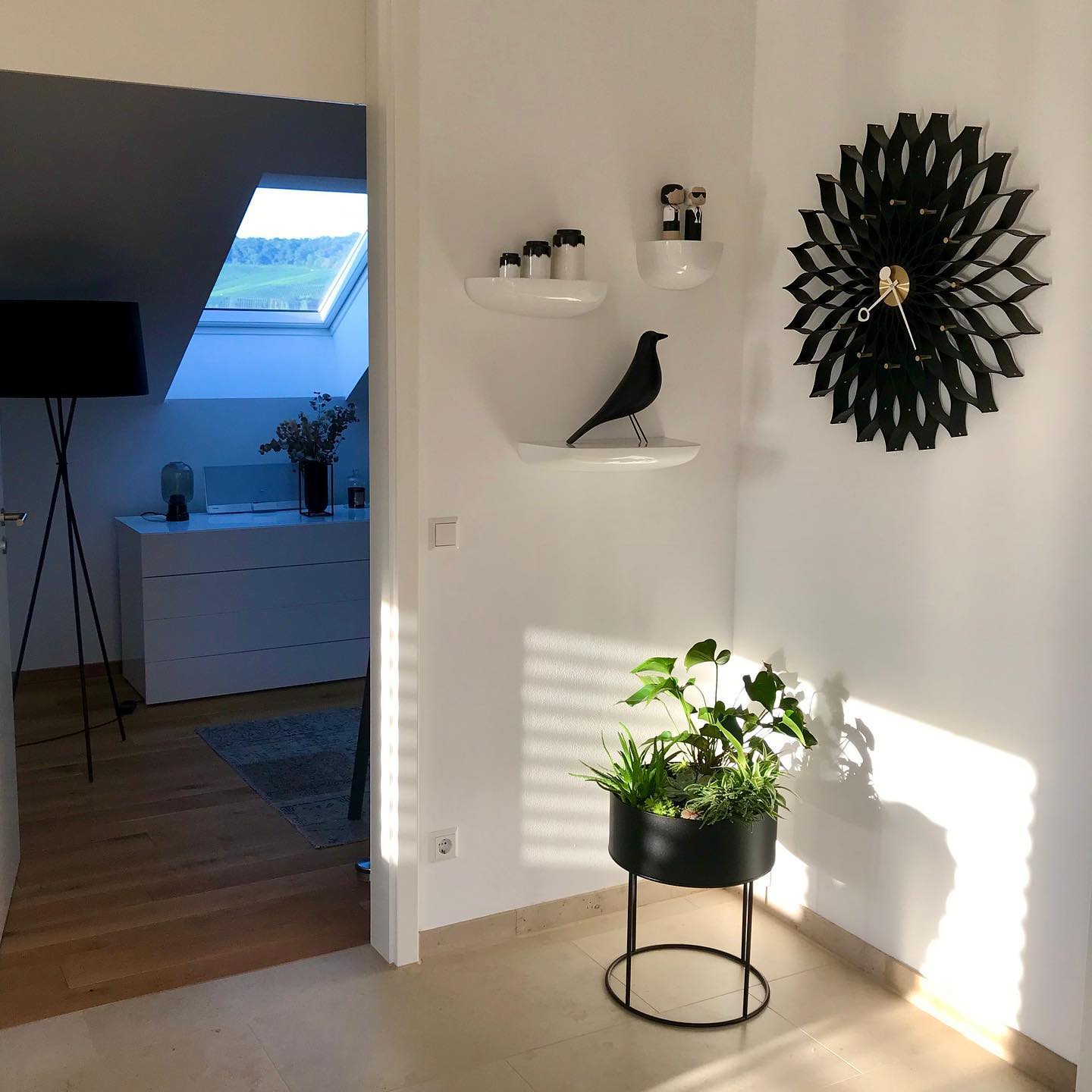 sunflower clock