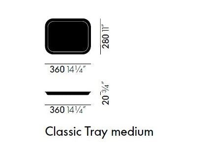 Classic Tray, medium Dot Pattern