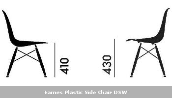 DSW Eames Plastic Side Chair