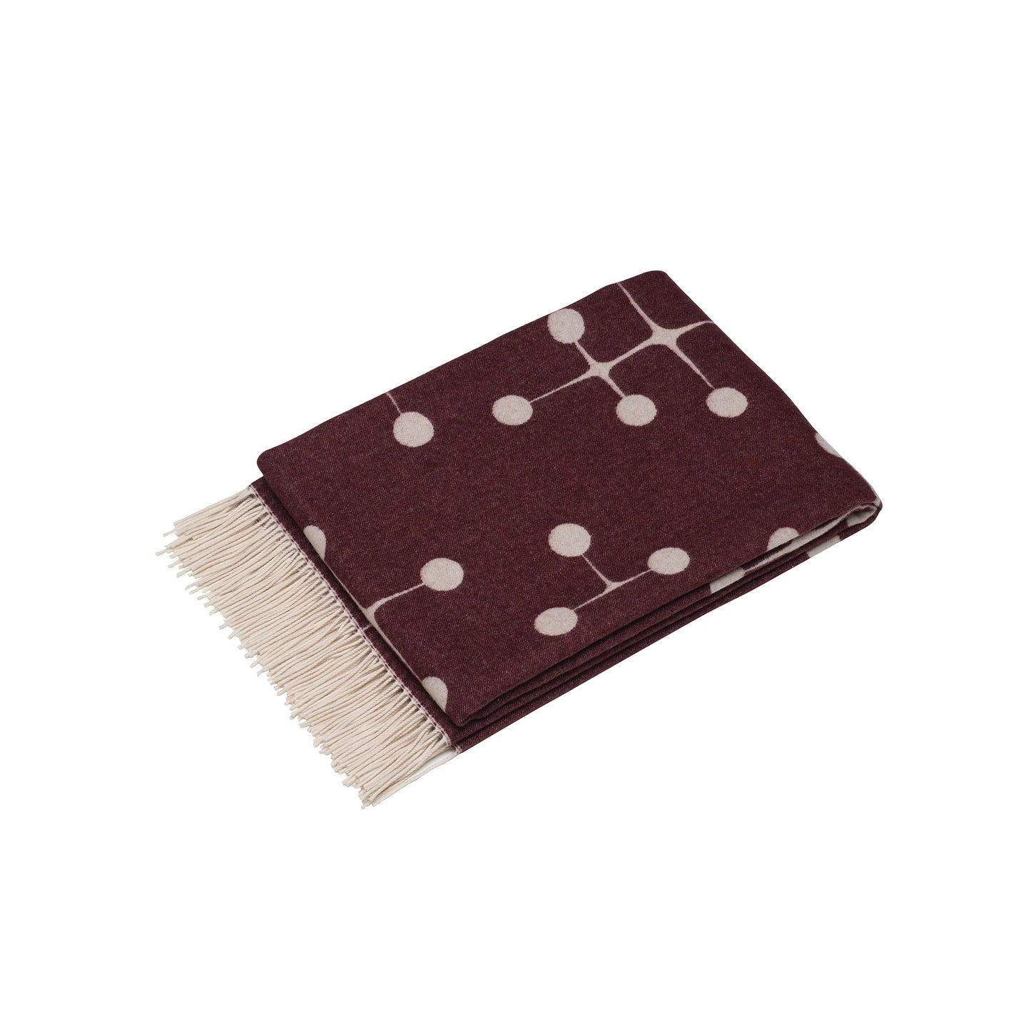 Eames Wool Blanket, bordeaux