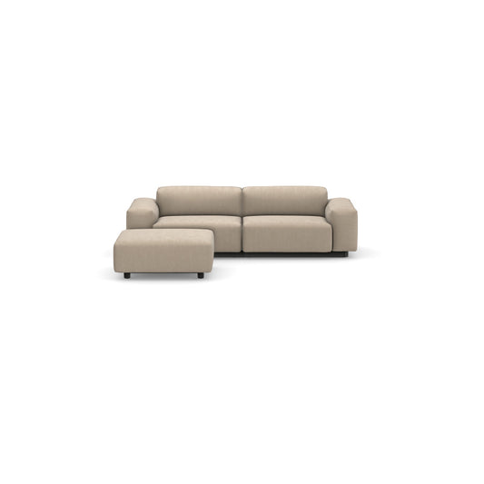 Soft Modular Sofa Two-seater + Ottoman