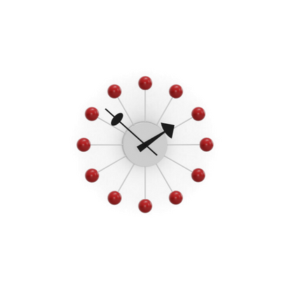 Ball Clock Red
