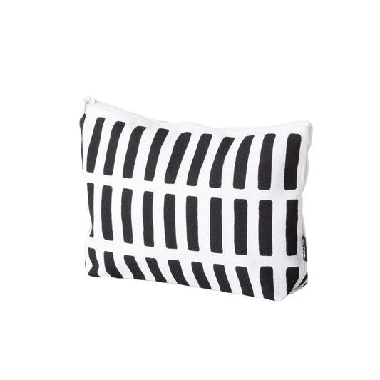 Siena Pouch, large, white/black