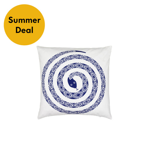 Graphic Print Pillow, Snake