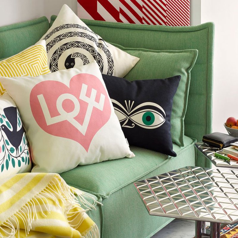 Graphic Print Pillow, Snake