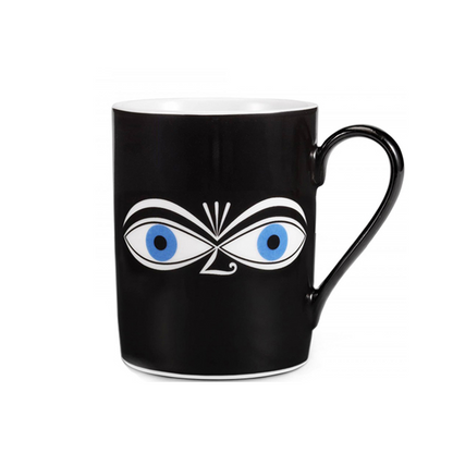 Coffee Mug, eyes blue