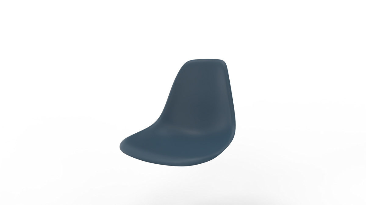 Eames Plastic Chair Seat Shell SEA BLUE