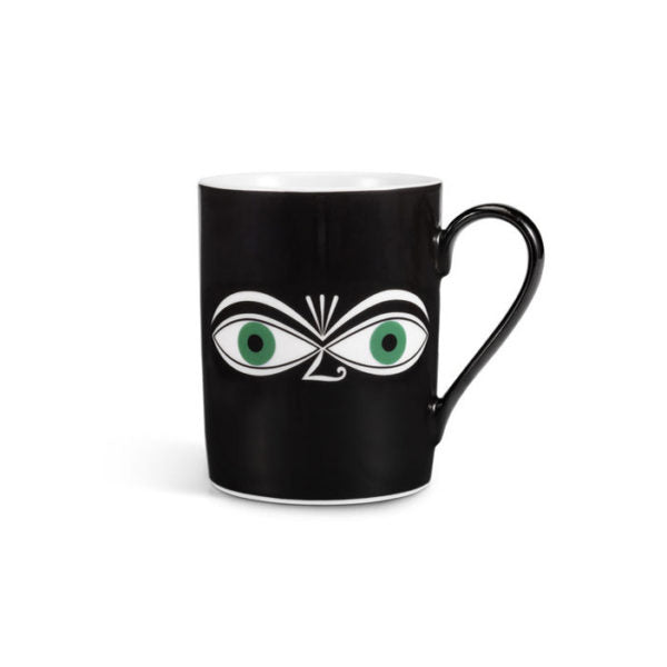 Coffee Mug, eyes green